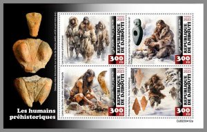 DJIBOUTI 2023 MNH Prehistoric Humans M/S #412a