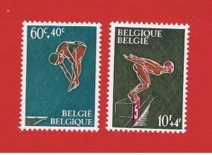 Belgium #B791-B792  MVFVLH OG   Semi-Postal     Free S/H