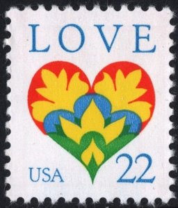 SC#2248 22¢ Love Single (1987) MNH