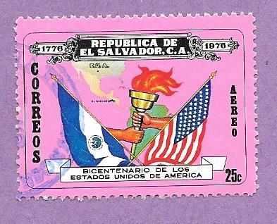 El Salvador Used Stamp Scott C383 #18