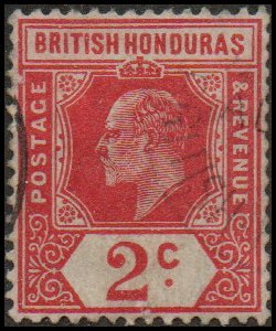 British Honduras 72 - Used - 2c Edward VII (1909)