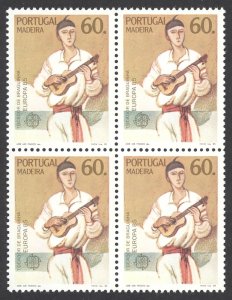 Portugal Madeira Sc# 101 MNH block/4 1985 Europa