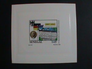 ​SENEGAL STAMP:1992-SC#1025  SCHAUMBURG PALACE-BONN DELUXE PROOF-SHEET