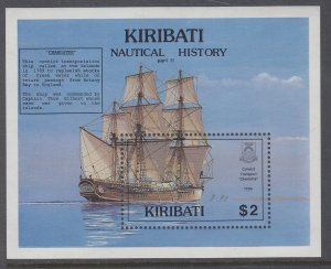 Kiribati 561 Sailing Ship Souvenir Sheet MNH VF