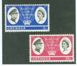 Grenada #213-14 Unused Single