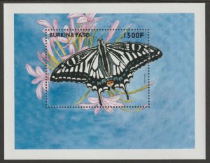 Burkina Faso 1998 Butterflies perf m/s mnh