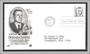 US #2186 Dennis Chavez FDC