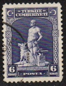 Turkey Sc #691 Used