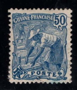 French Guiana Scott 72 MH* Gold Washer stamp
