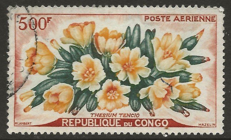 Congo Peoples Republic (1961) - Scott # C4,  Used