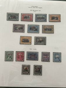 Canal Zone Collection of 69 Specimen Overprint Stamps on Gibbs Pages (Lot 720)