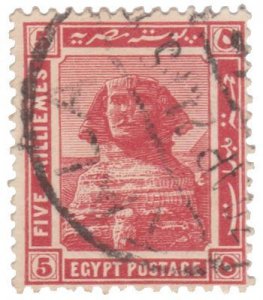 EGYPT. SCOTT # 66. YEAR 1921. USED. # 2