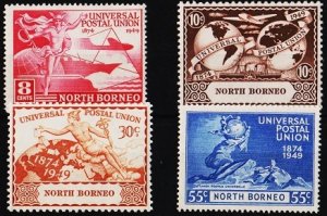 North Borneo. 1949 Complete Set(4 Values) Mounted Mint