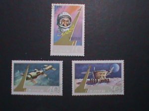 ​KOREA-1975 SC#1304-06   COSMONAUTS DAY CTO BLOCK VF WE SHIP TO WORLD WIDE