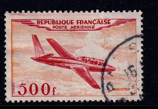 France 1954 -  Air Postal 500fr  XF-Used  # C31