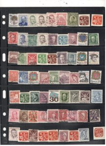 CZECH REPUBLIC COLLECTION ON STOCK SHEET MINT/USED
