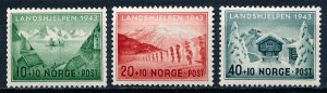 Norway #B32-B34  Set of 3 MH