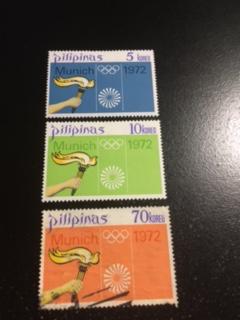 Philippines sc 1163-1165 MHR+UHR comp set