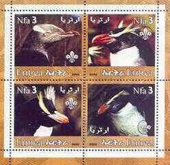 ERITREA - 2002 - Penguins #1 - Perf 4v Sheet - M N H - Private Issue