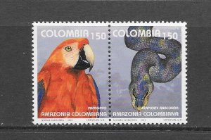 BIRDS - COLOMBIA #1078 MNH