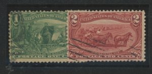 United States #285-286 Used Single