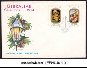 GIBRALTAR - 1974 CHRISTMAS - FDC