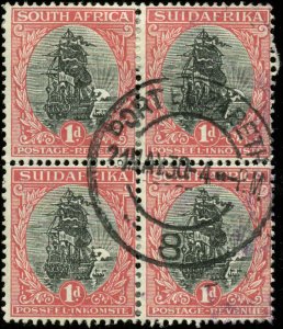 South Africa Scott #24  Block of 4 Used