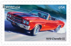 US 4746 Muscle Cars 1970 Chevelle SS F single MNH 2013