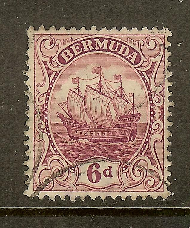 Bermuda, Scott #47, 6p Caravel, Wmk 3, Used