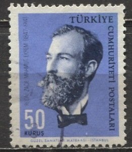 Turkey 1964: Sc. # 1617; Used Single Stamp