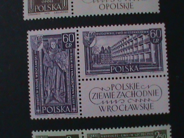 ​POLAND-1961 SC#994-996-1000-VIEWS OF WESTERN TERRITORIES -MNH VF- LAST ONE