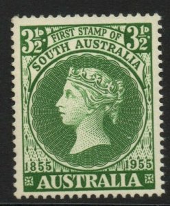 AUSTRALIA SG288 1955 CENTENARY OF FIRST SOUTH AUSTRALIAN STAMP MNH 