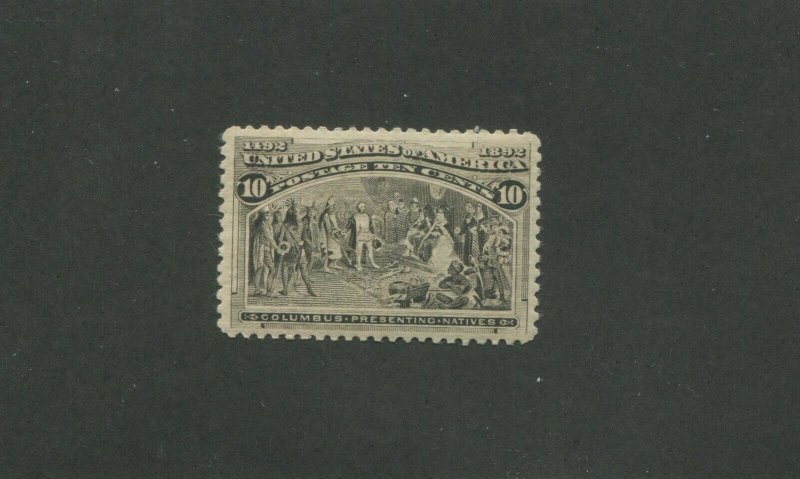 United States Postage Stamp #237 Mint Hinged OG VF Value $140