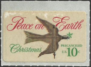 # 1552 Mint Never Hinged ( MNH ) CHRISTMAS DOVE AND WEATHER VANE SELF STICK