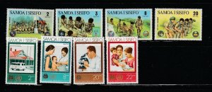 Samoa 383-390 Sets MNH Various (A)