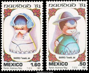 Mexico Scott 1252-1253 Mint never hinged.