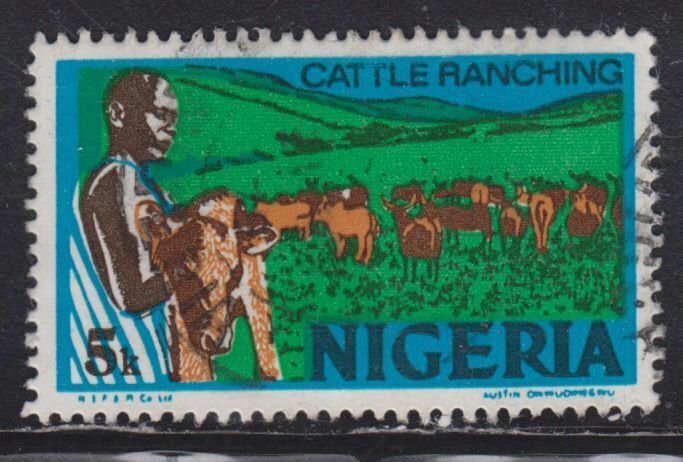 Nigeria 294A Cattle Ranching 1973