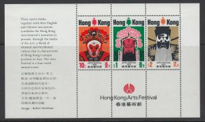 Hong Kong, Sc 298a, MLH souvenir sheet