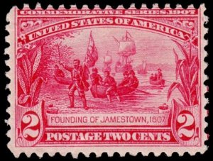 United States Scott 329 (1907) Mint LH G-F, CV $32.50 C