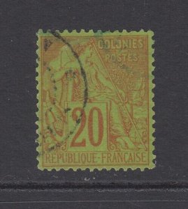 French Colonies (General), Scott 52 (Yvert 52), used