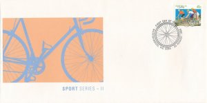 Australia sc# 1109B FDC - Sports Series II - Cycling - August 23, 1989