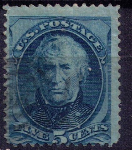 US Sc #179 5c blue Fine