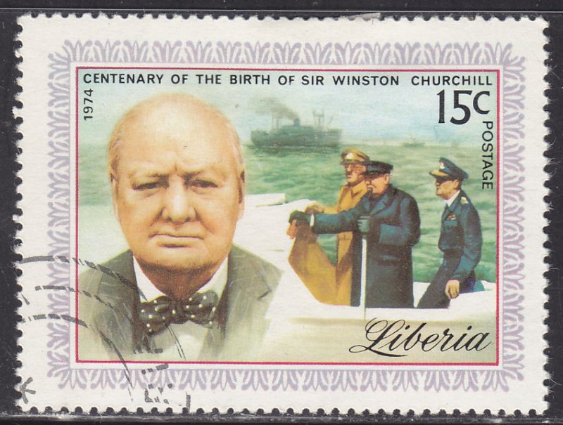 Liberia 693 Sir Winston Churchill 1974