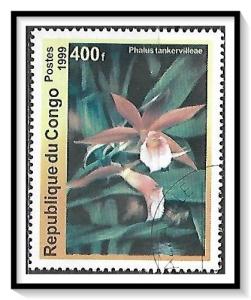 Congo People's Republic Unlisted 1999 Flowers CTO