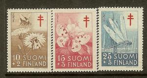 Finland, Scott #'s B126-B128, Insects, MLH