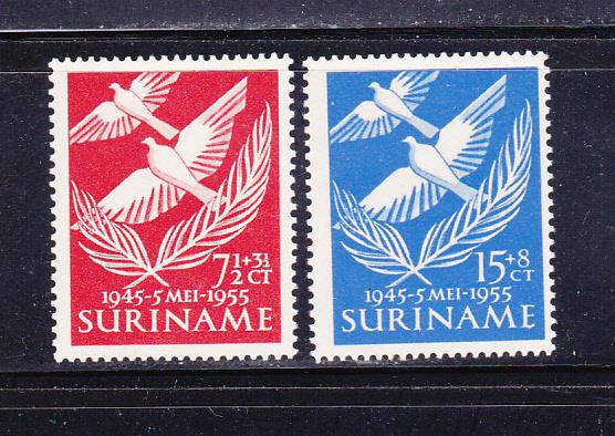 Surinam B62-B63 Set MH Birds, Doves