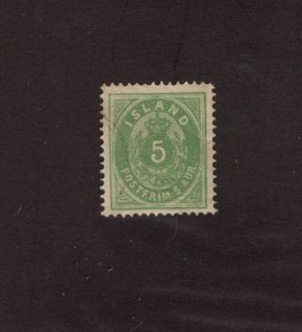 Iceland Scott 16 - Single. Used.  #02 ICE16