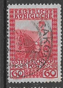 Austria 122: 60h Franz Josef on Horseback, used, F-VF