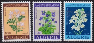 ALGERIEN ALGERIA [1972] MiNr 0589-91 ( **/mnh ) Blumen