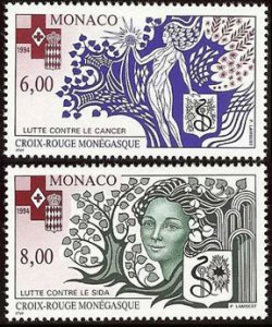 Scott #1926-7 Red Cross MNH